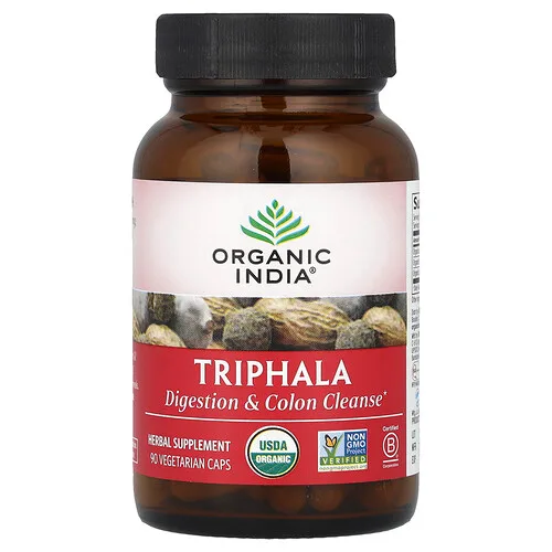 Organic India, Triphala, 90 cápsulas vegetales