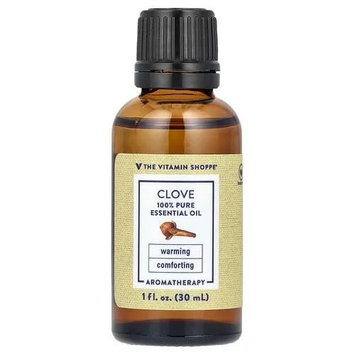 The Vitamin Shoppe, Aceite esencial 100 % puro, Clavo, 30 ml (1 oz. líq.)