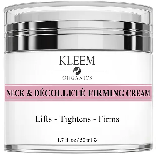 Kleem Organics, Crema reafirmante para cuello y escote, Para todo tipo de piel, 50 ml (1,7 oz. líq.)
