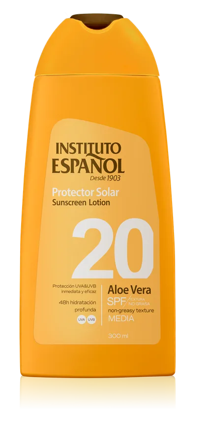 Protección Solar Loción Aloe Vera SPF20 300 ml