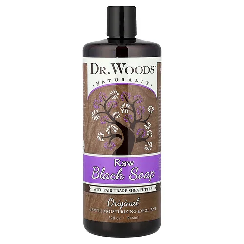 Dr. Woods, Jabón negro crudo, Original, 946 ml (32 oz. Líq.)