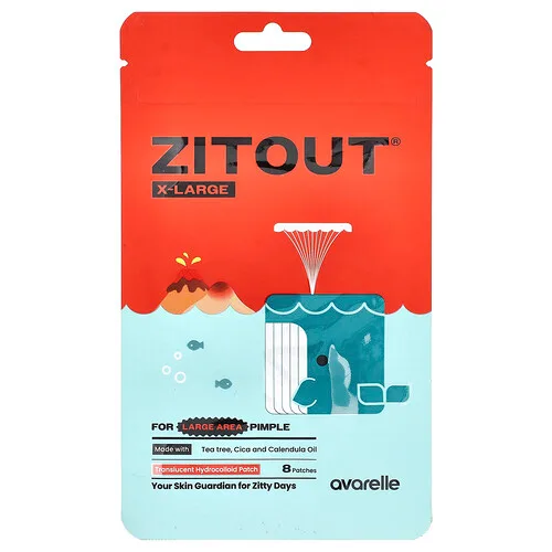 Avarelle, Zitout®, extragrande, 8 parches