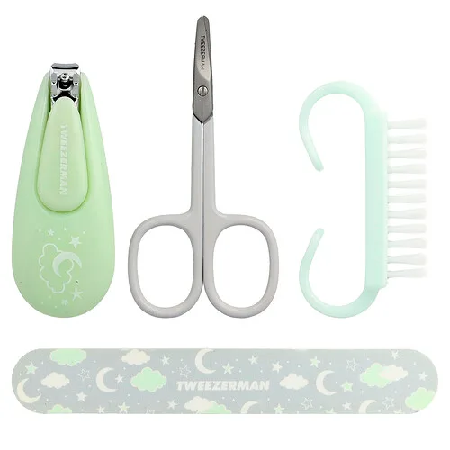Tweezerman, Kit de manicura para bebés, Kit de 4 piezas