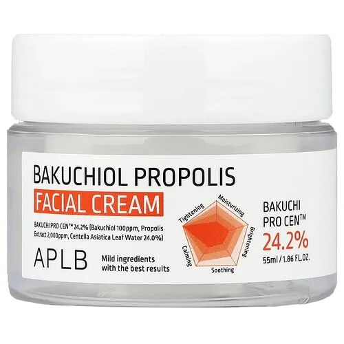 APLB, Crema facial con bakuchiol y propóleo, 55 ml (1,86 oz. líq.)