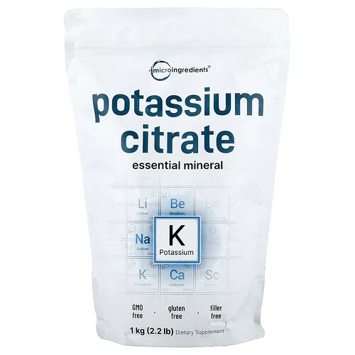 Micro Ingredients, Citrato de potasio, 1 kg (2,2 lb)