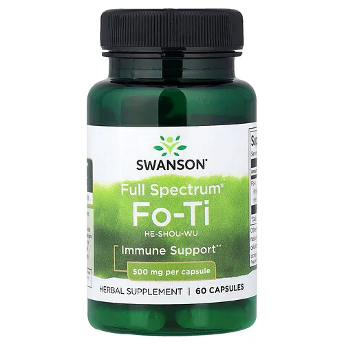 Swanson Vitamins, Fo-Ti Full Spectrum®, 500 mg, 60 cápsulas