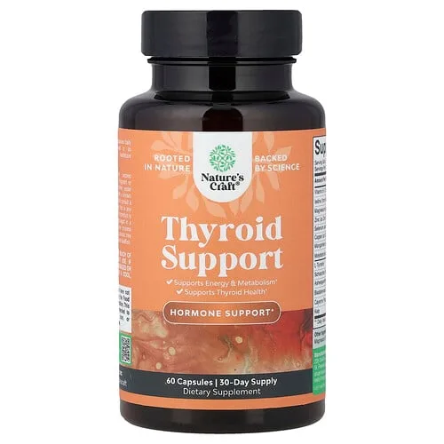 Nature's Craft, Complejo para favorecer la tiroides, 60 cápsulas
