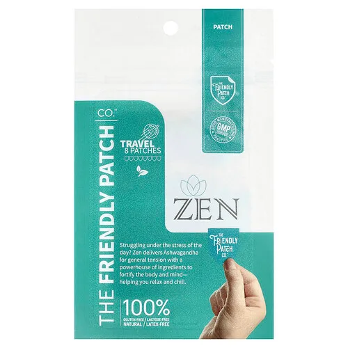 The Friendly Patch, Zen, Parche calmante, 8 parches