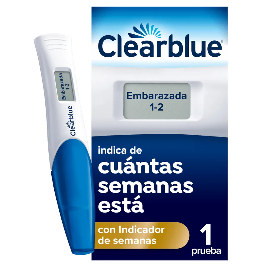 Test Embarazo Digital con Indicador de Semanas Clearblue 1 Prueba