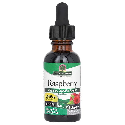 Nature's Answer, Frambuesa, Sin alcohol, 1000 mg, 30 ml (1 oz. líq.)