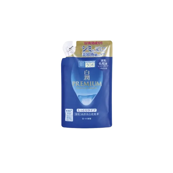 Rohto Mentholatum - Hada Labo Shirojyun Premium Whitening Lotion Refill - Moist - 170ml