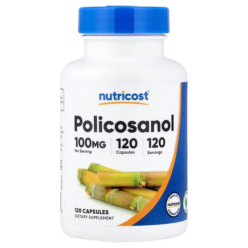 Nutricost, Policosanol, 100 mg, 120 cápsulas