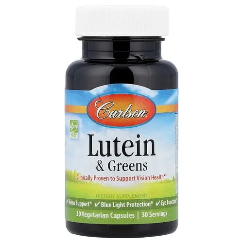 Carlson, Luteína y verduras, 30 cápsulas vegetales