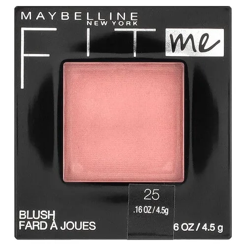 Maybelline, Fit Me, Rubor, Rosa 25, 4,5 g (0,16 oz)