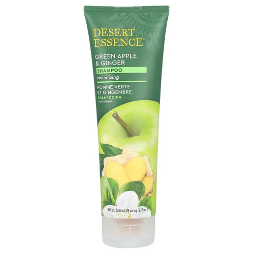 Desert Essence, Champú para dar volumen, Manzana verde y jengibre, 237 ml (8 oz. líq.)