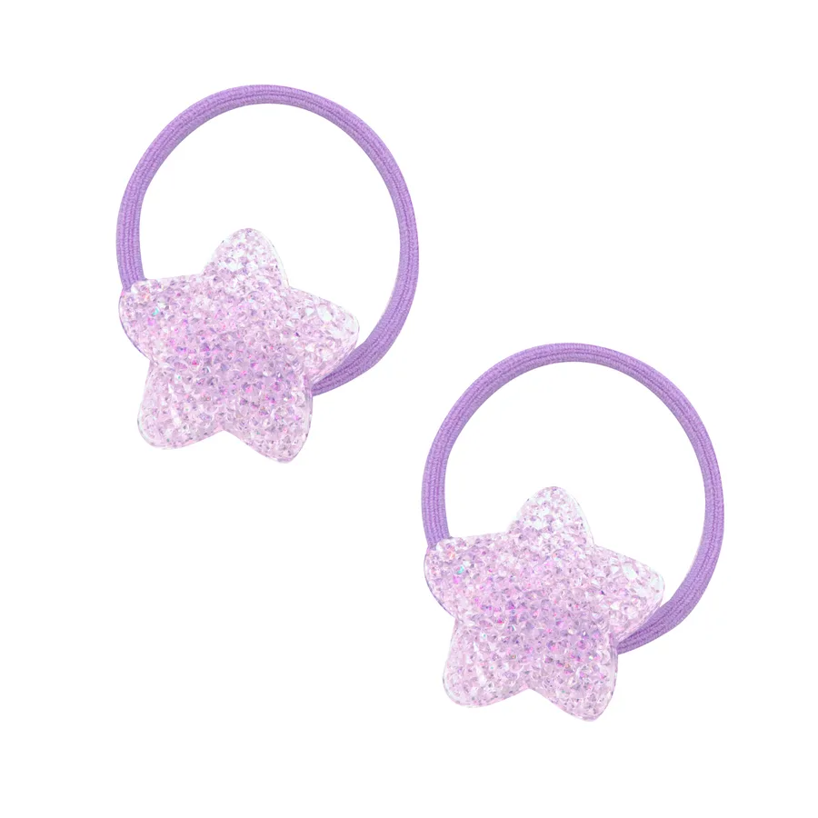 Set 2 Gomas de Pelo Estrellas
