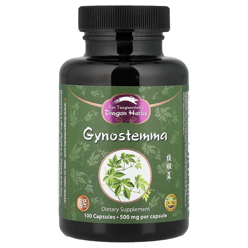 Dragon Herbs, Gynostemma, 500 mg, 100 cápsulas