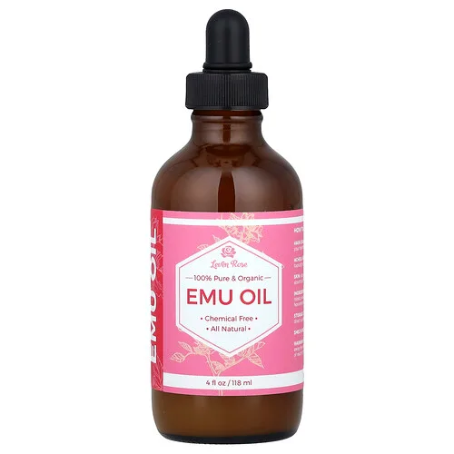 Leven Rose, Aceite de emú orgánico 100 % puro, 118 ml (4 oz. líq.)