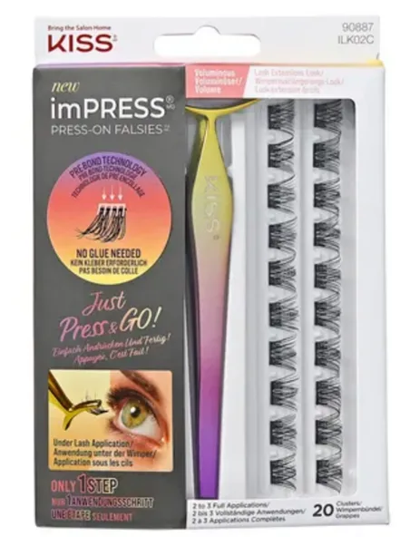 Impress Press On Falsies Kit Kiss