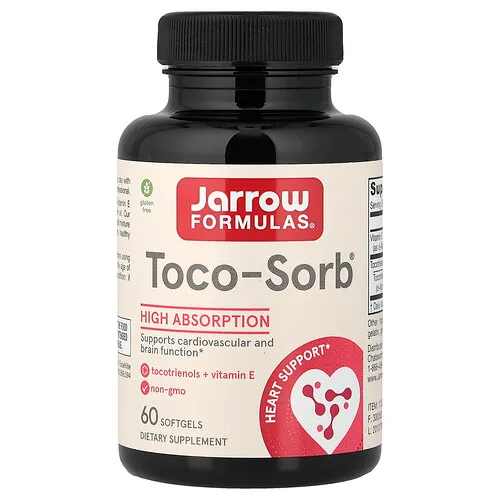 Jarrow Formulas, Toco-Sorb®, 60 cápsulas blandas