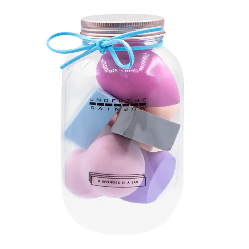 8 Sponges In A Jar Under The Rainbow