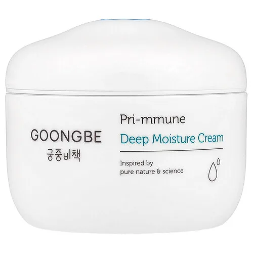 Goongbe, Crema de humectación profunda de Pri-mmune, Para piel sensible, 100 ml