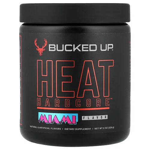 Bucked Up, Heat Hardcore™, Miami, 228 g (8 oz)