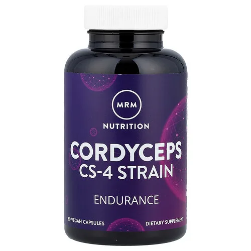 MRM Nutrition, Cordyceps, Cepa CS-4, 60 cápsulas veganas (750 mg por cápsula)
