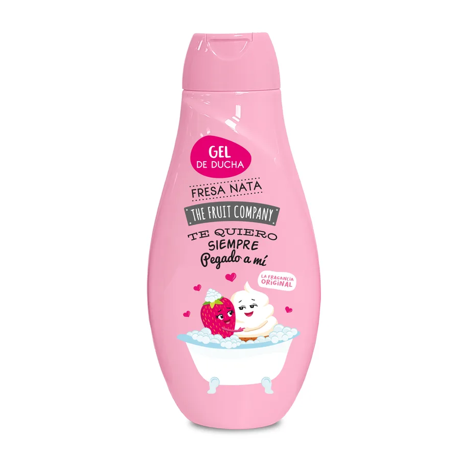 Gel de Ducha Fresa y Nata 600 ml