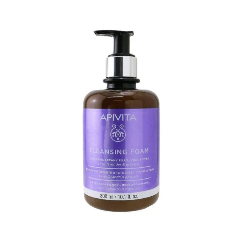 Apivita Crema Espuma Limpiadora Rostro y Ojos 300 ml