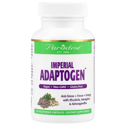 Paradise Herbs, Adaptógeno Imperial, 60 cápsulas vegetarianas