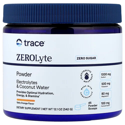 Trace, ZEROLyte en polvo, Naranja salada, 342 g (12,1 oz)