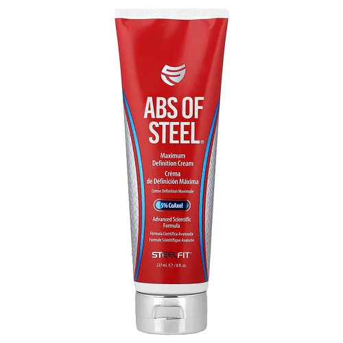 SteelFit, Abs of Steel, Crema para lograr la definición máxima, 237 ml (8 oz. líq.)