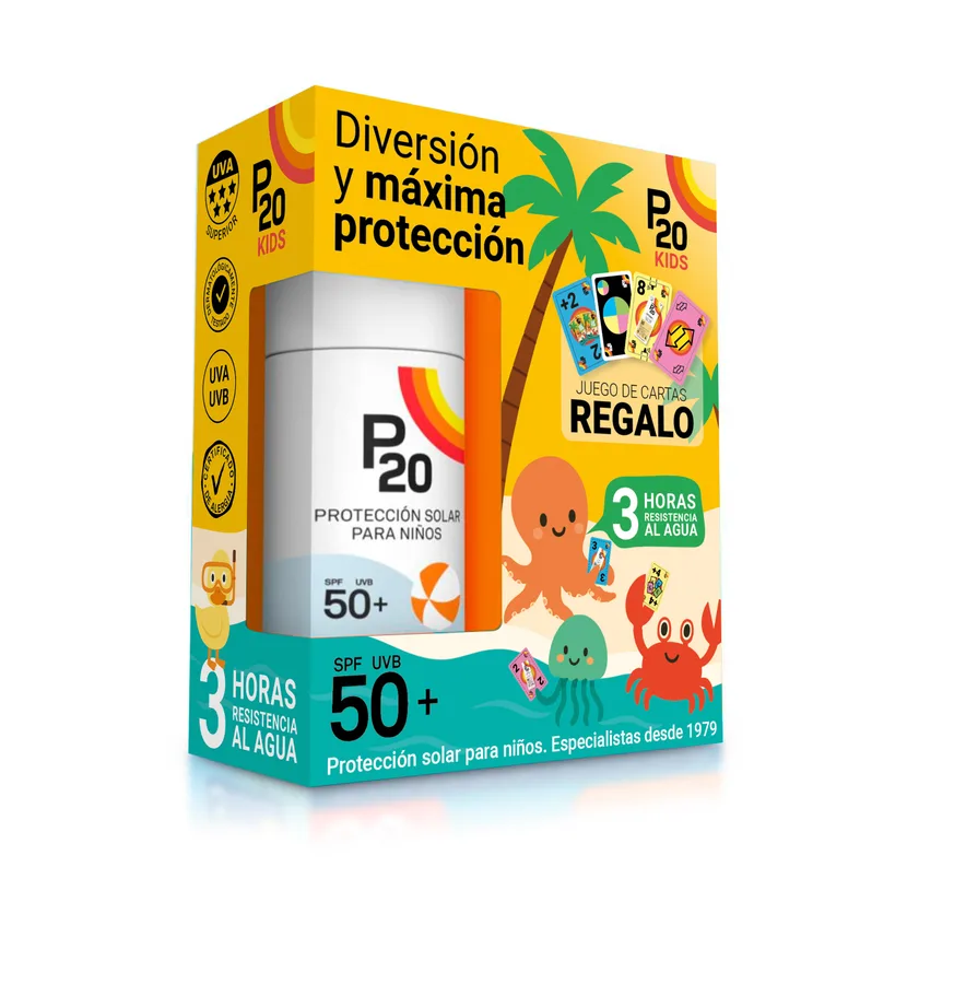 Protector Solar Infantil SPF50 + Juego de cartas 200 ml
