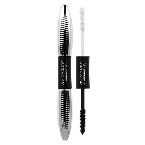 L'Oréal, Voluminous, Máscara superestrella, 621 Blackest Black, 12,7 ml (0,41 oz. líq.)