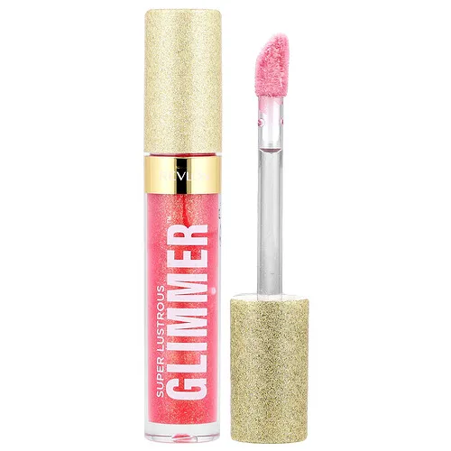 Revlon, Brillo de labios Super Lustrous Glimmer™, 007 Alta miel, 3,8 ml (0,13 oz. líq.)