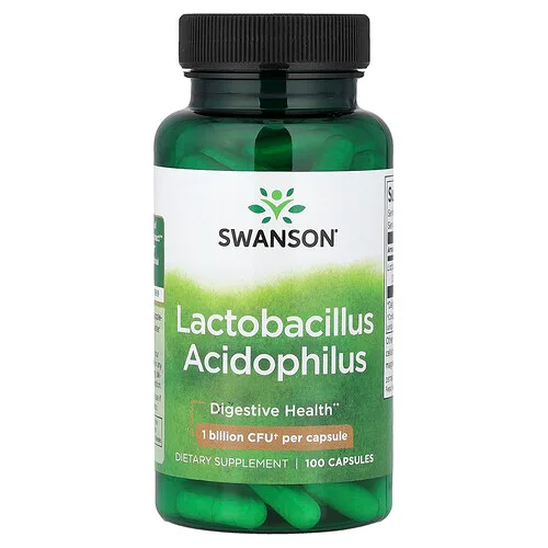 Swanson Vitamins, Lactobacillus acidophilus, 1000 millones de UFC, 100 cápsulas