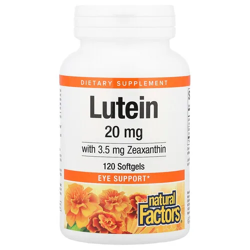 Natural Factors, Luteína con zeaxantina, 120 cápsulas blandas
