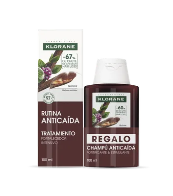 Tratamiento Intensivo Anticaída + Regalo Champú Quinina 100 ml