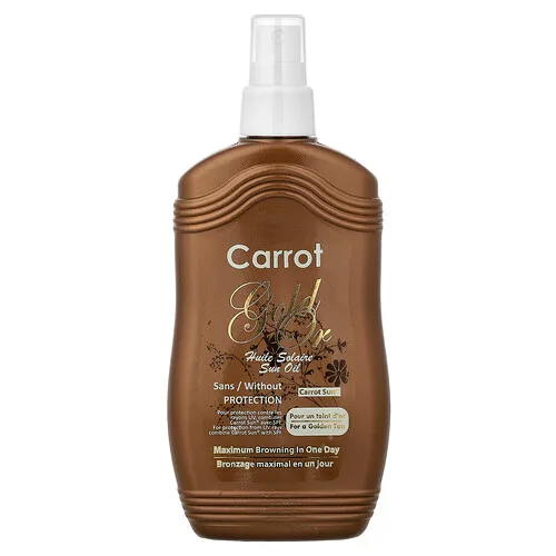 Carrot Sun, Aceite solar Dorado, 200 ml