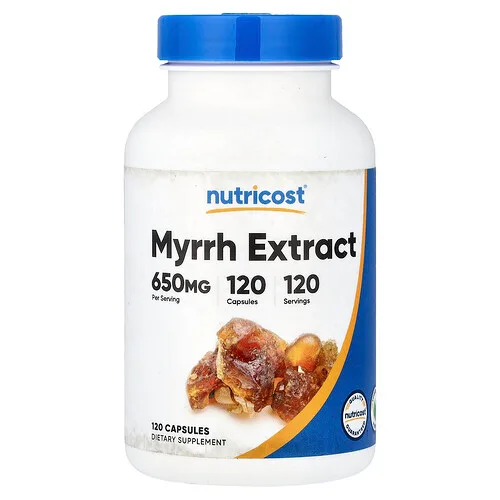 Nutricost, Extracto de mirra, 650 mg, 120 cápsulas