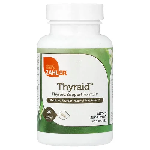 Zahler, Thyraid™, Fórmula de refuerzo para la tiroides, 60 cápsulas