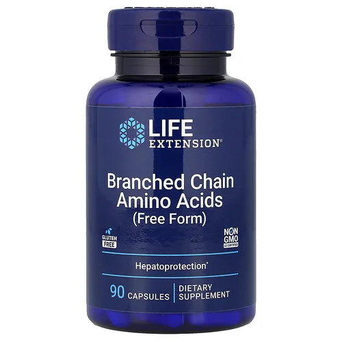 Life Extension, Aminoácidos de cadena ramificada, 90 cápsulas