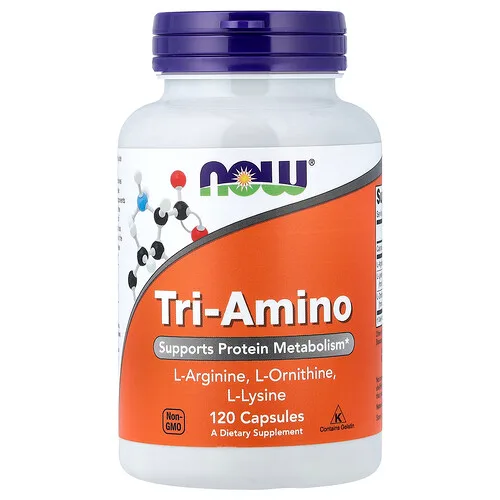 NOW Foods, Tri-Amino, 120 cápsulas