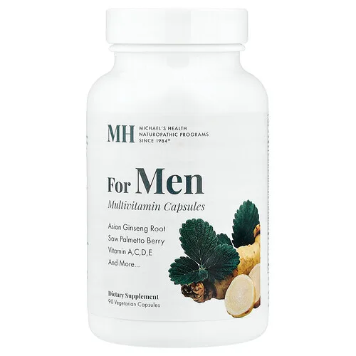 Michael's Health, Para hombres, Cápsulas multivitamínicas`` 90 cápsulas vegetales