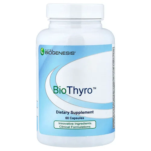 Nutra BioGenesis, BioThyro™, 60 cápsulas