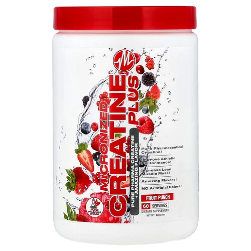 Metabolic Nutrition, Micronized Creatine Plus™, Ponche de frutas, 420 g