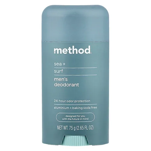 Method, Desodorante para hombres, Mar y surf, 75 g (2,65 oz. líq.)