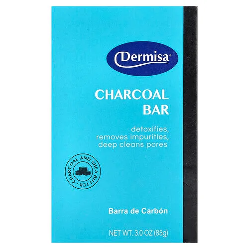 Dermisa, Barra de jabón de carbón vegetal, 85 g (3 oz)