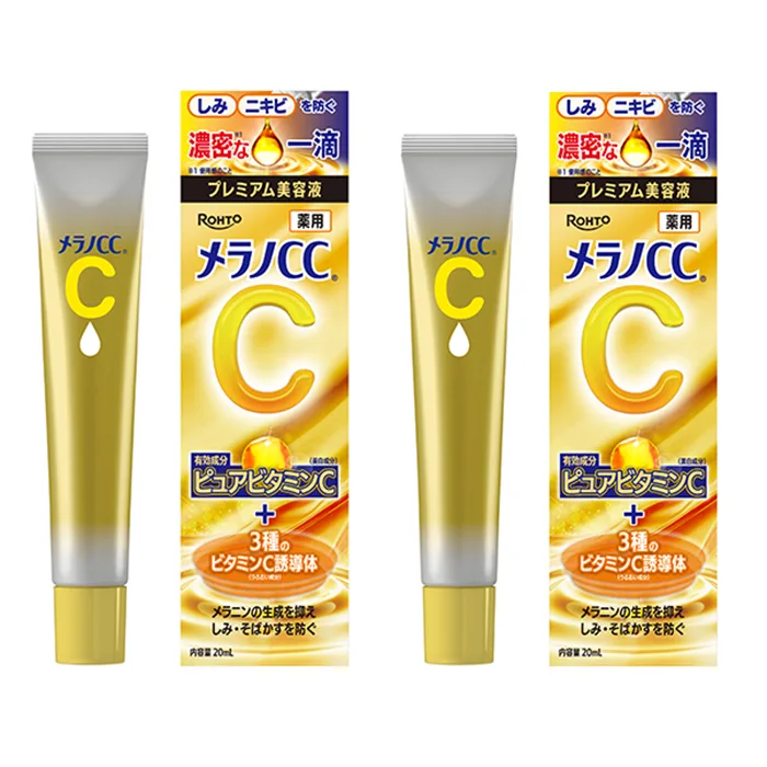 Rohto Mentholatum Melano CC Premium Brightening Essence (Japan Version) - 20ml (2ea) Set